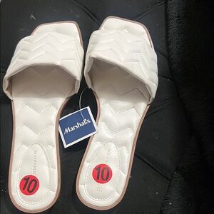 Cream color sandals brand new